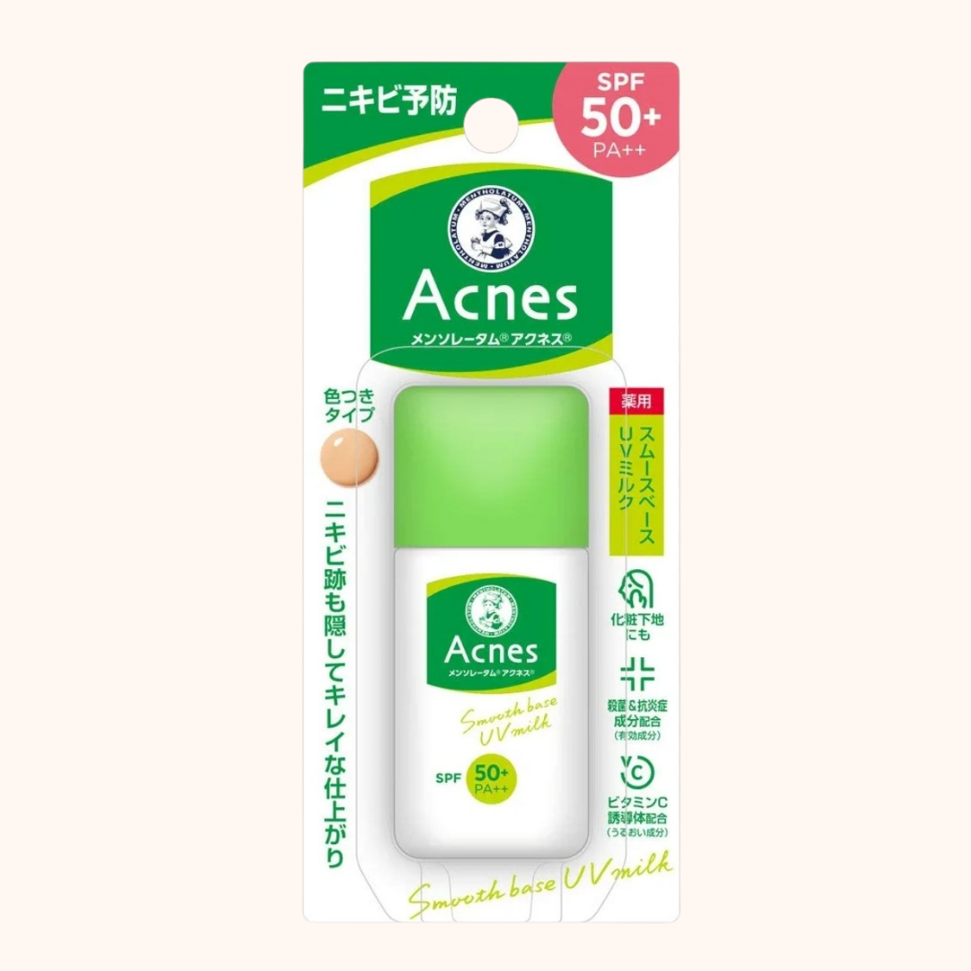 ROHTO Mentholatum Acnes UV Tint Milk  SPF 50+ PA++ 30g