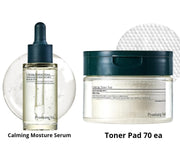 Pyunkang Yul Calming Toner Pad (70EA) + Calming Moisture Serum 30ml